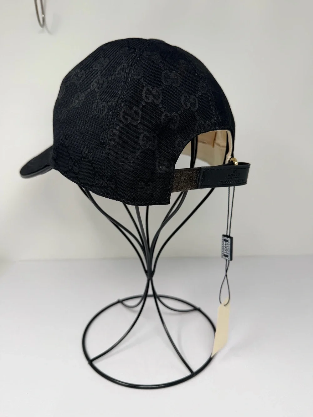 Gucci Black GG Jacquard Baseball Cap